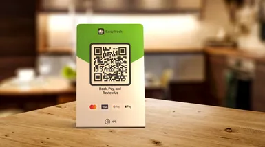 Стенд с куаркодом и NFC